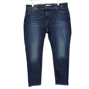 Levis Jeans Womens 22W Blue 311 Shaping Skinny Dark Wash High Rise Stretch 40x29